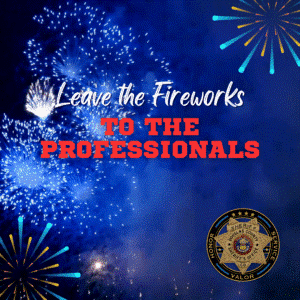 Leave the fireworks to the professionals