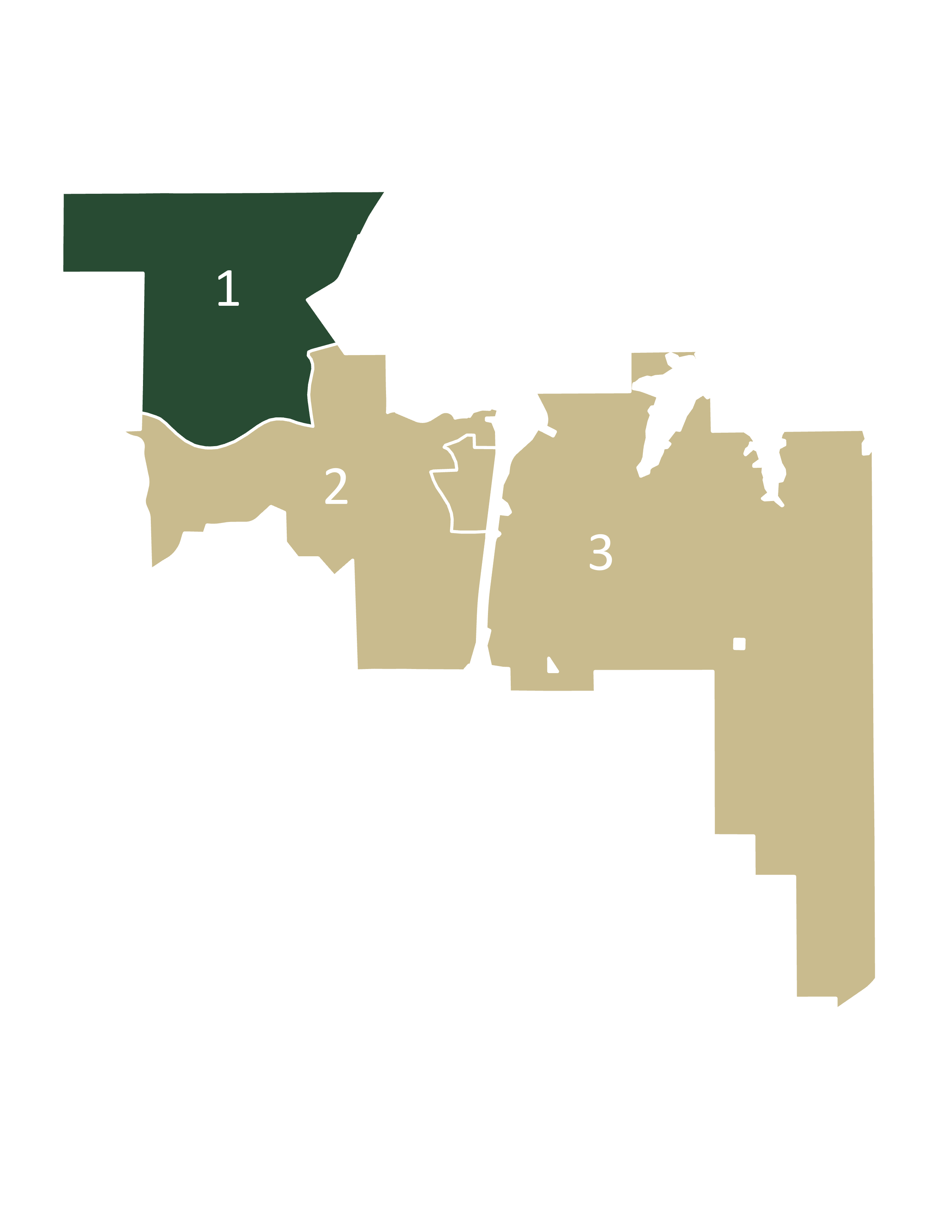 District 1 City Council boundary